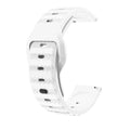 Waterproof Grip Sports Silicone Strap for Smartwatch 22mm 22mm / White - Ktusu