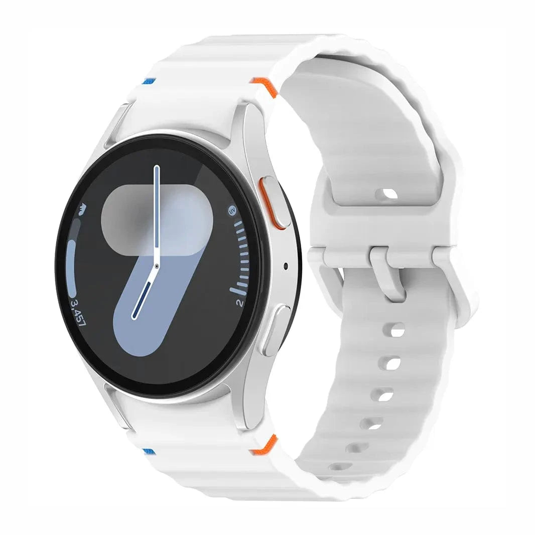 Wave Silicone Sport Band for Samsung Watch4 | 5 | 6 | 7 - Ktusu