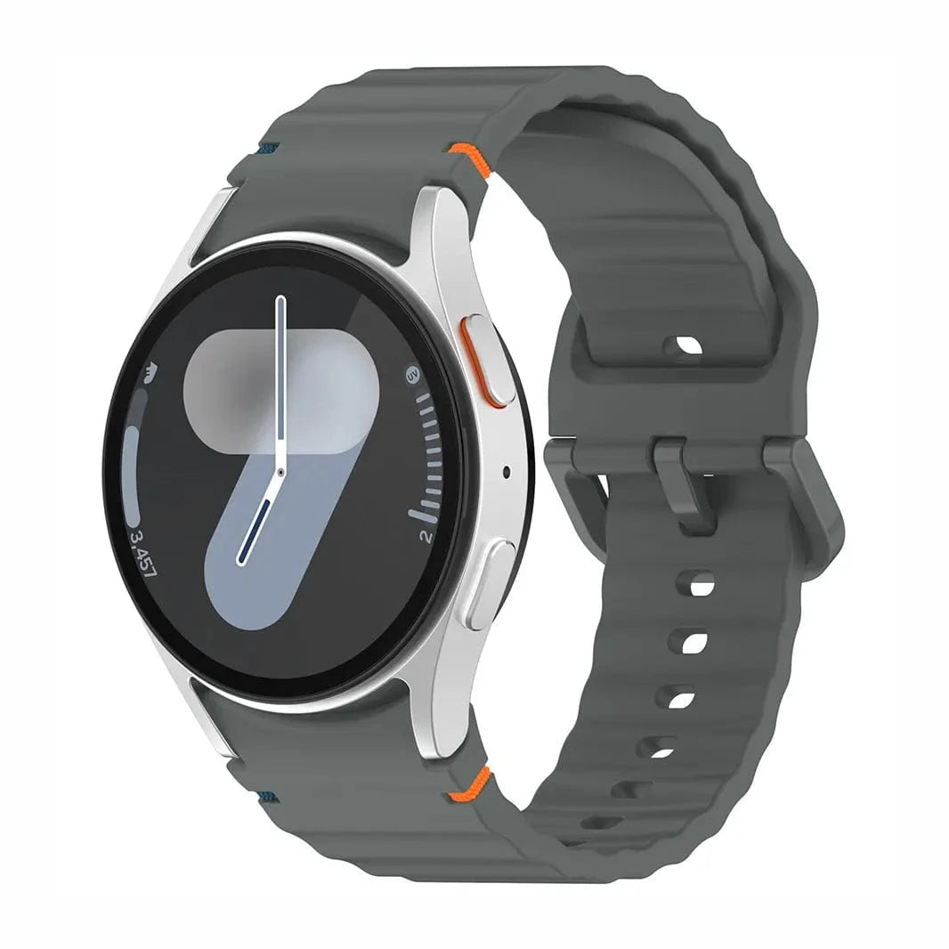 Wave Silicone Sport Band for Samsung Watch4 | 5 | 6 | 7 - Ktusu