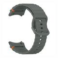 Wave Silicone Sport Band for Samsung Watch4 | 5 | 6 | 7 Watch4 | 5 | 6 | 7 / Ash Green - Ktusu