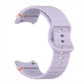 Wave Silicone Sport Band for Samsung Watch4 | 5 | 6 | 7 Watch4 | 5 | 6 | 7 / Lavender - Ktusu
