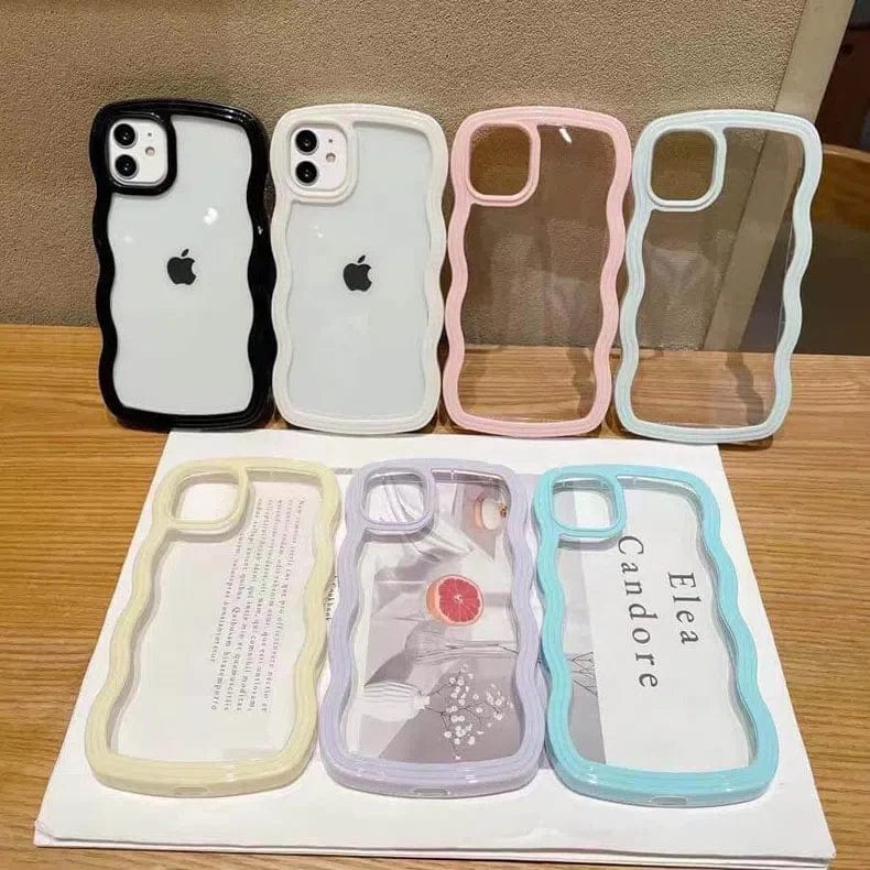 Wavy Edge Soft TPU Dual Layer Case for iPhone 13 - Ktusu