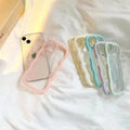 Wavy Edge Soft TPU Dual Layer Case for iPhone 13 - Ktusu