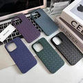 Weave Breathable Matte Soft Grid Case for iPhone 16 Plus iPhone 16 Plus / Black - Ktusu