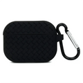 Woven Silicone Cover for Airpods 3 Airpods 3 / Black - Ktusu