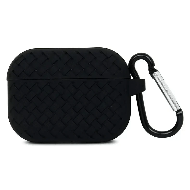 Woven Silicone Cover for Airpods 3 Airpods 3 / Black - Ktusu