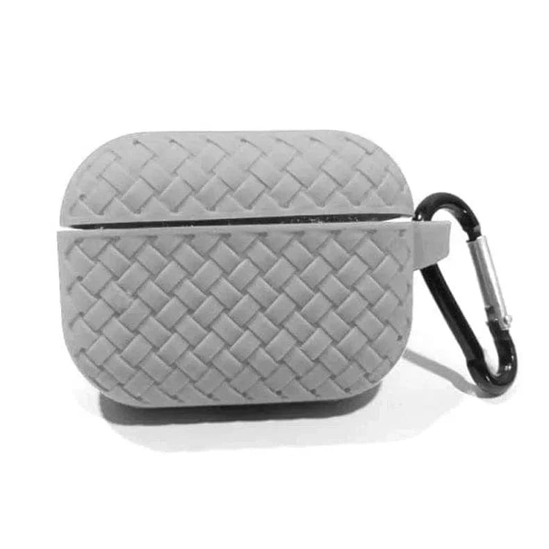 Woven Silicone Cover for Airpods 3 Airpods 3 / Grey - Ktusu