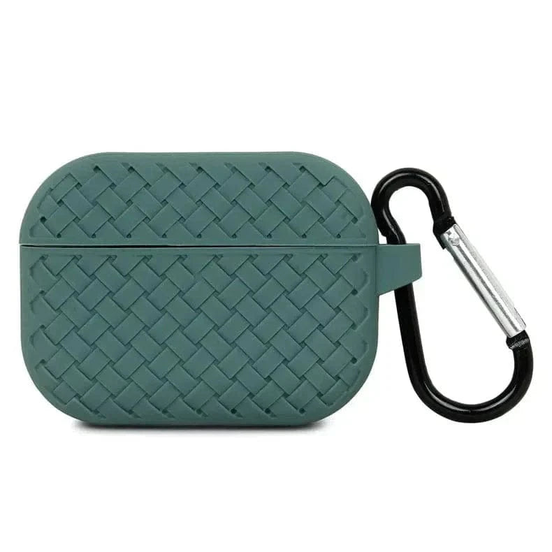 Woven Silicone Cover for Airpods 3 Airpods 3 / Midnight Green - Ktusu