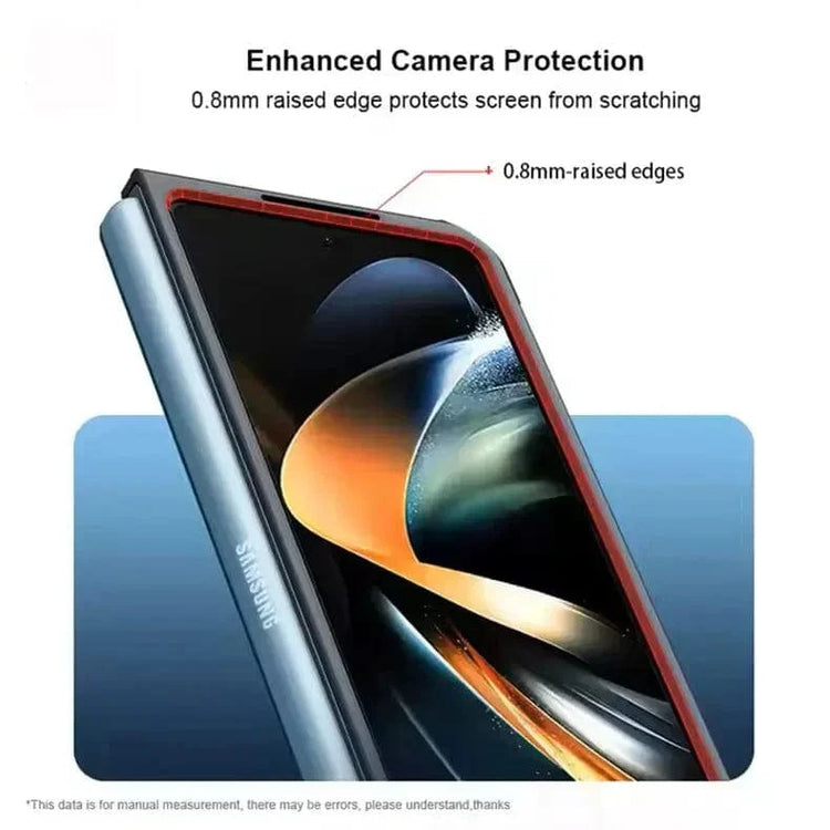 XUNDD Acrylic TPU Pc Matte Bumper Case for Samsung Z Fold6 Samsung Z Fold6 / Black - Ktusu