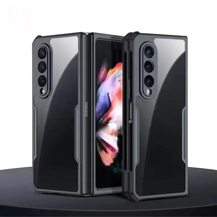 XUNDD Acrylic TPU Pc Matte Bumper Case for Samsung Z Fold6 Samsung Z Fold6 / Black - Ktusu