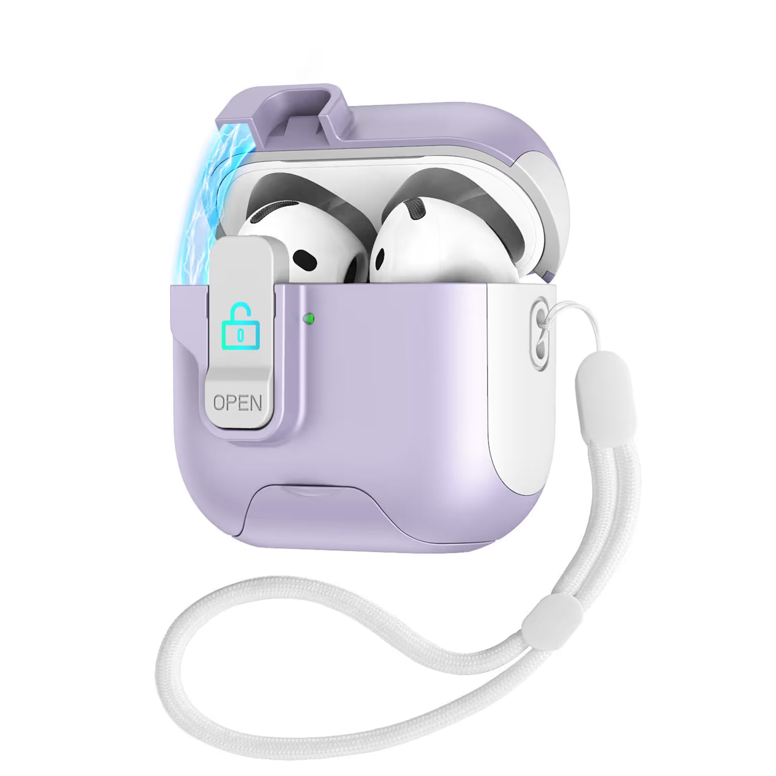 Automatic Pop-up Holder Earphone Case with Switch Lock for Airpods Pro | Pro 2