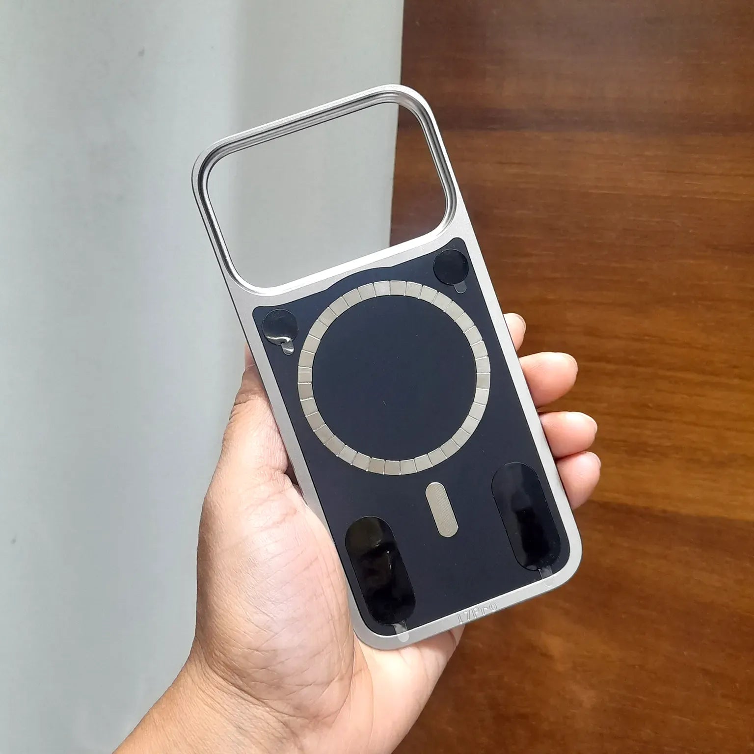 Cases & Covers Leather Texture Frameless Magnetic MagSafe Back Panel case for iPhone 17 Pro Max