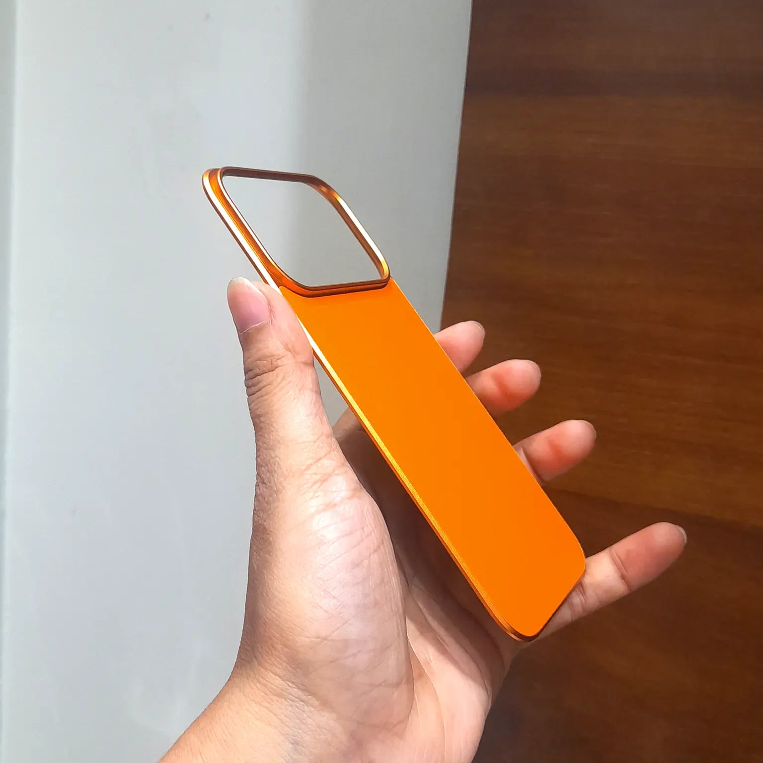 Cases & Covers Leather Texture Frameless Magnetic MagSafe Back Panel case for iPhone 17 Pro Max