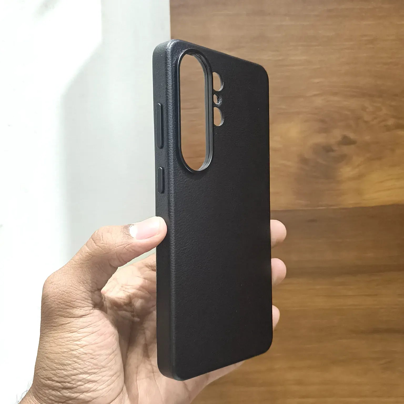 Cases & Covers Leather Texture Hard Case for Samsung S25 Ultra