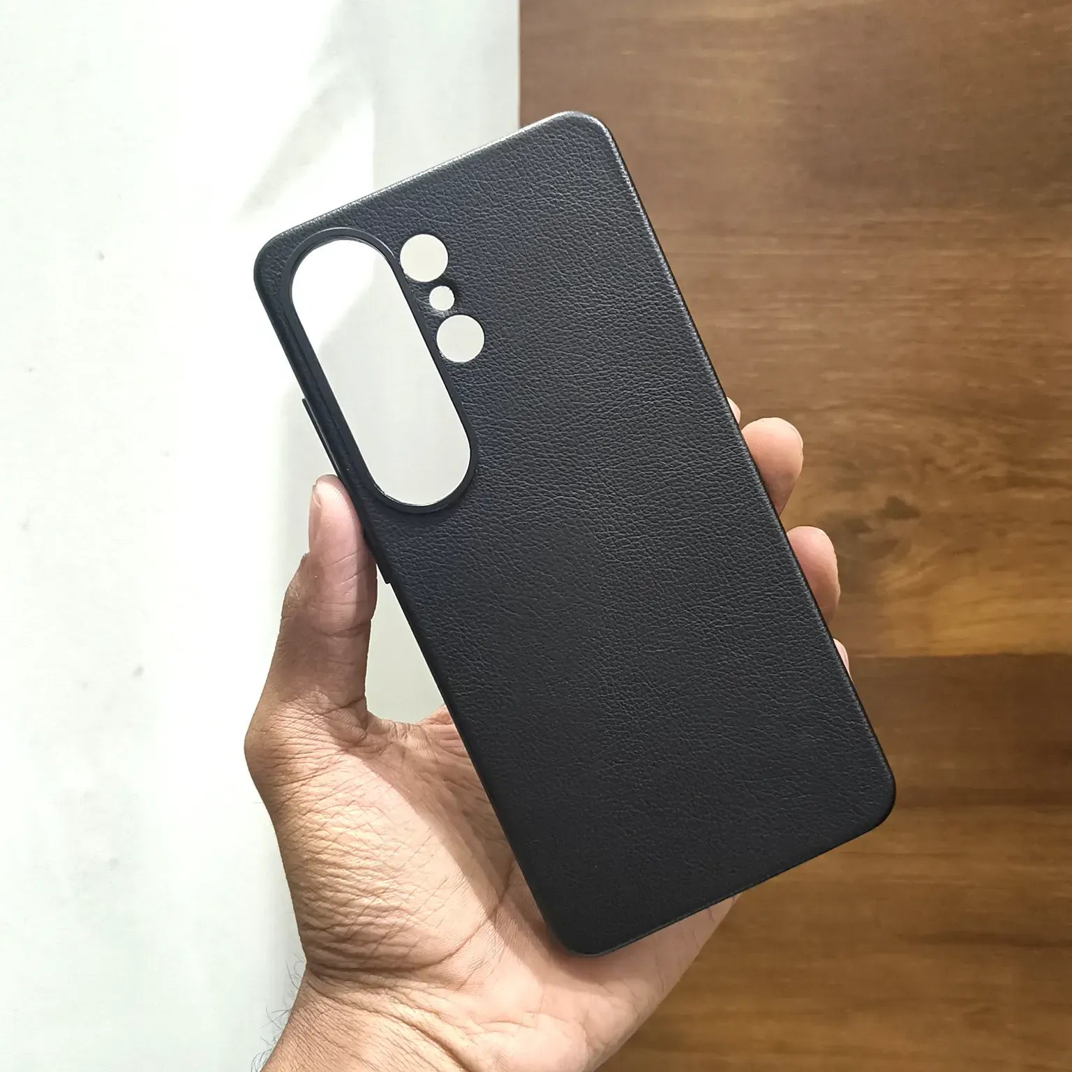 Cases & Covers Leather Texture Hard Case for Samsung S25 Ultra