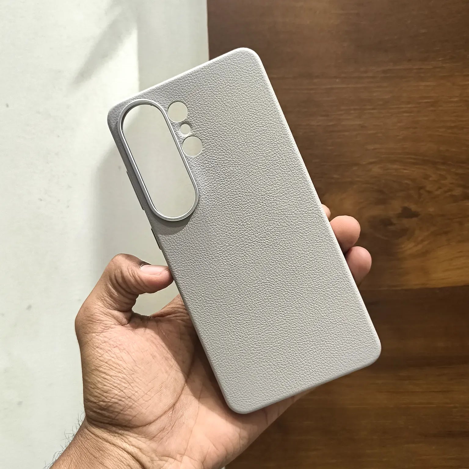 Cases & Covers Leather Texture Hard Case for Samsung S25 Ultra