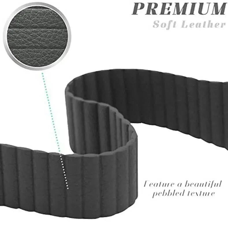 Leather Texture Magnetic Loop for Apple Watch 38 | 40 | 41 | 42mm S10