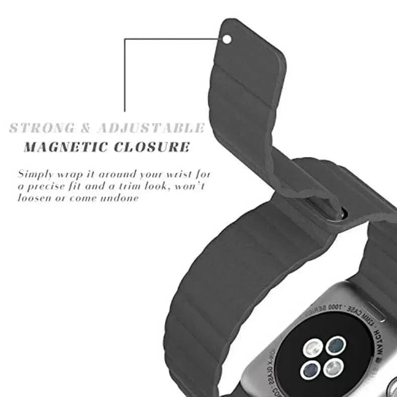Leather Texture Magnetic Loop for Apple Watch 38 | 40 | 41 | 42mm S10