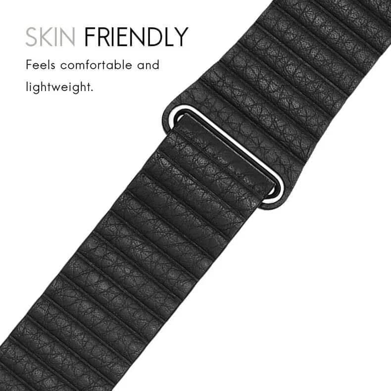 Leather Texture Magnetic Loop for Apple Watch 38 | 40 | 41 | 42mm S10