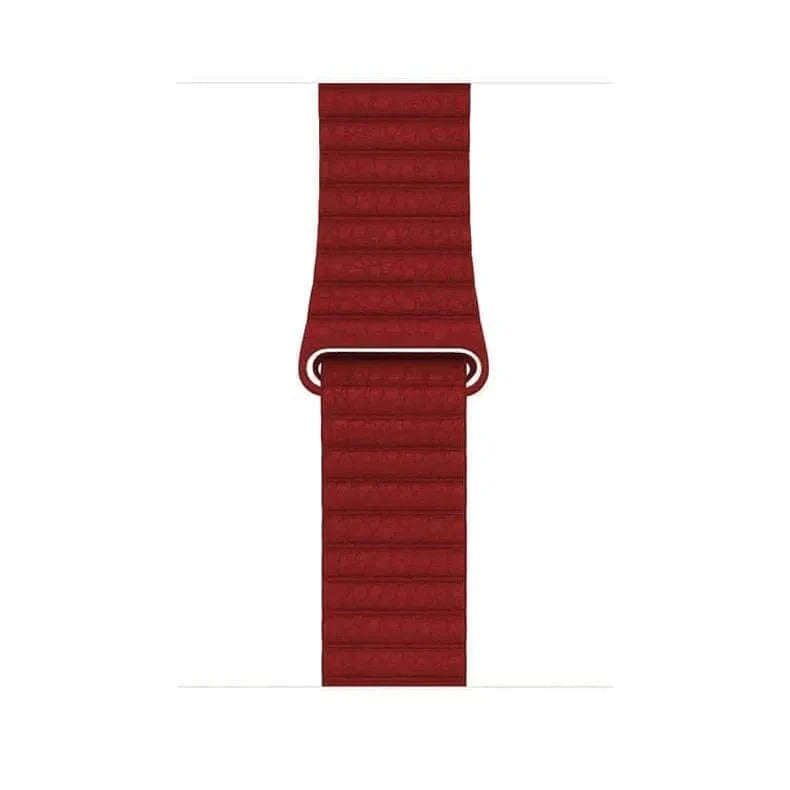 Leather Texture Magnetic Loop for Apple Watch 38 | 40 | 41 | 42mm S10