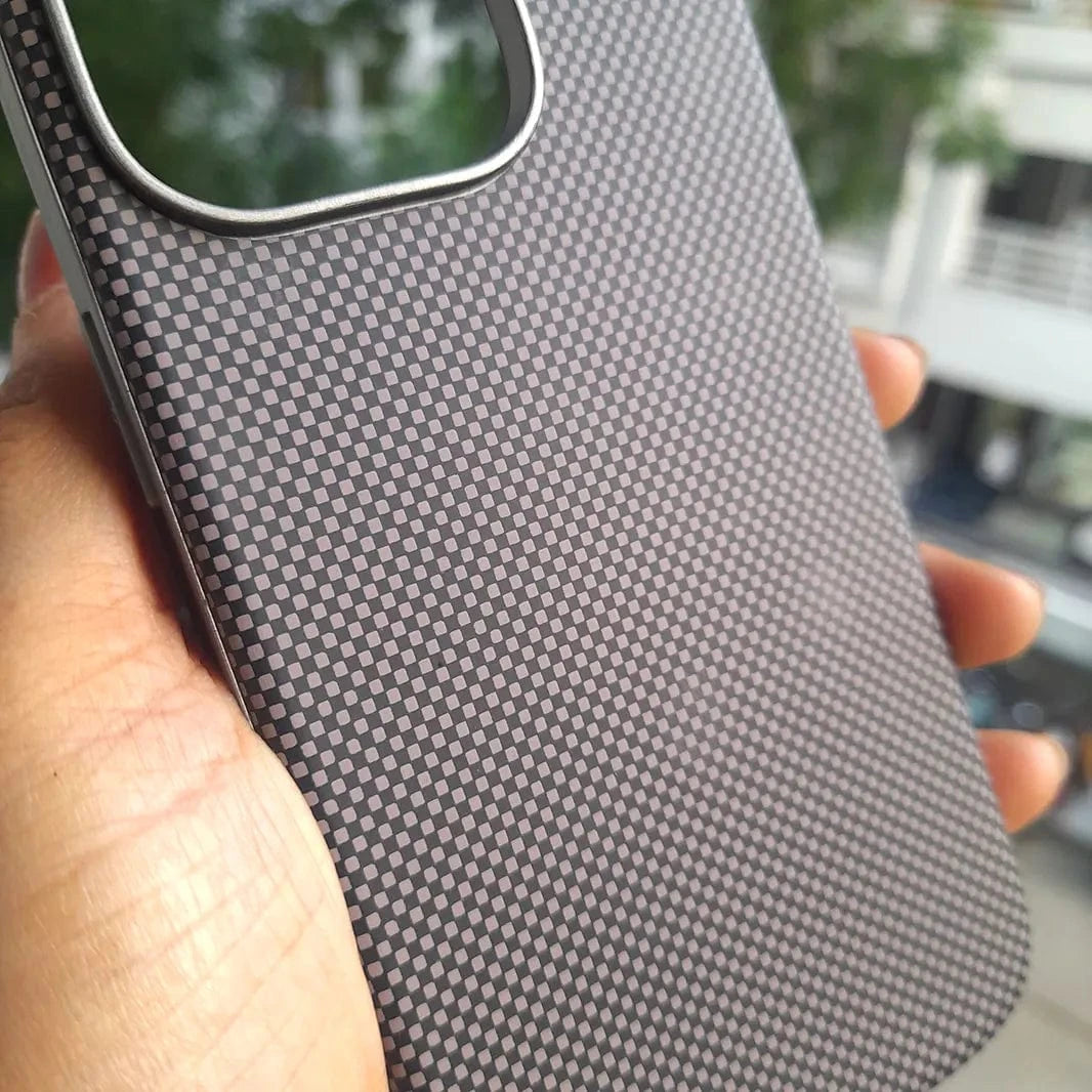 ktusu Generic Cases & Covers Lens Armor TPU Edge Checks Pattern Case for iPhone 16 Pro Max