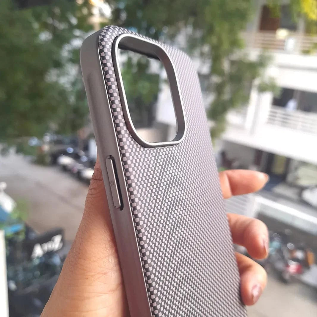 ktusu Generic Cases & Covers Lens Armor TPU Edge Checks Pattern Case for iPhone 16 Pro Max