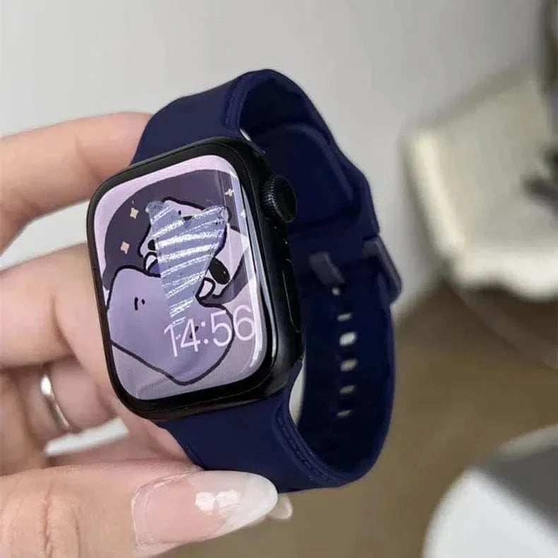 Lightweight Skin-friendly Silicone Band for Apple Watch 38 | 40 | 41 | 42mm S10