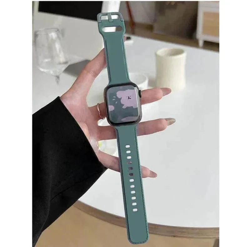 Lightweight Skin-friendly Silicone Band for Apple Watch 38 | 40 | 41 | 42mm S10