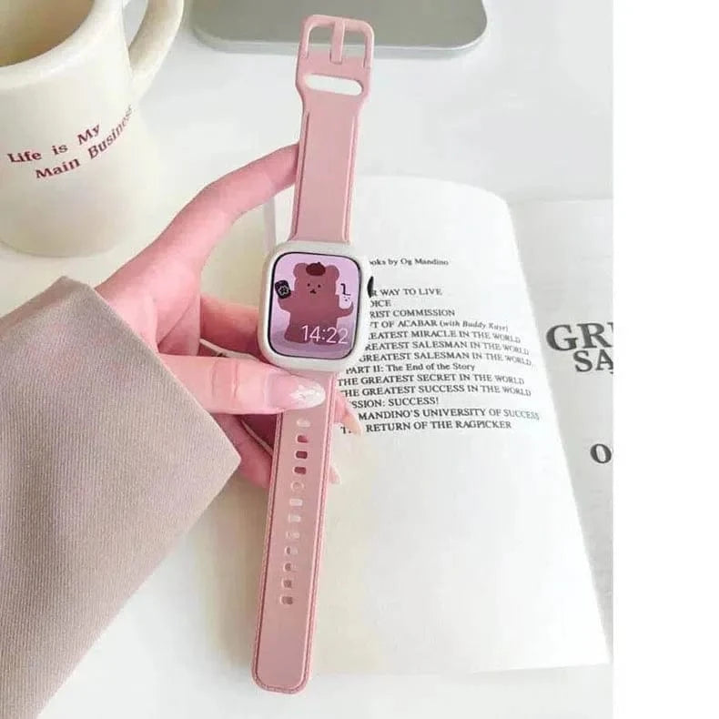 Lightweight Skin-friendly Silicone Band for Apple Watch 38 | 40 | 41 | 42mm S10