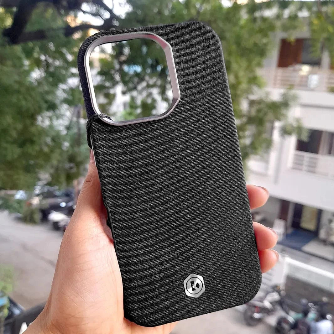 ktusu Generic Cases & Covers Lilen Fabric Texture Case for iPhone 16 Pro Max Black