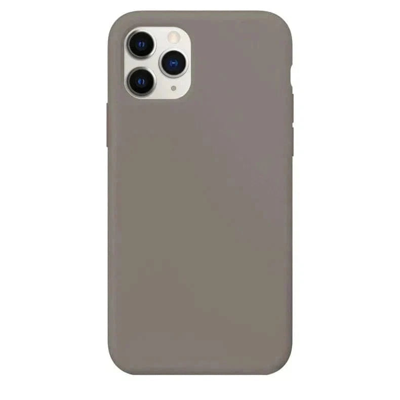 Liquid Silicone inner microfiber Case for iPhone 11