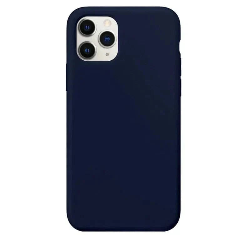 Liquid Silicone inner microfiber Case for iPhone 11