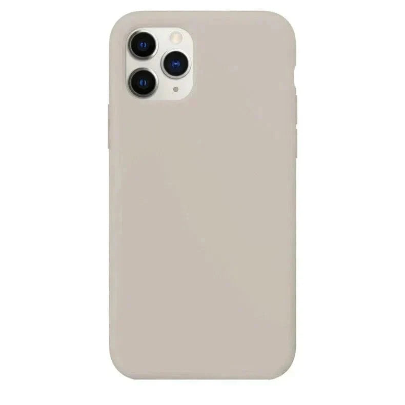Liquid Silicone inner microfiber Case for iPhone 11