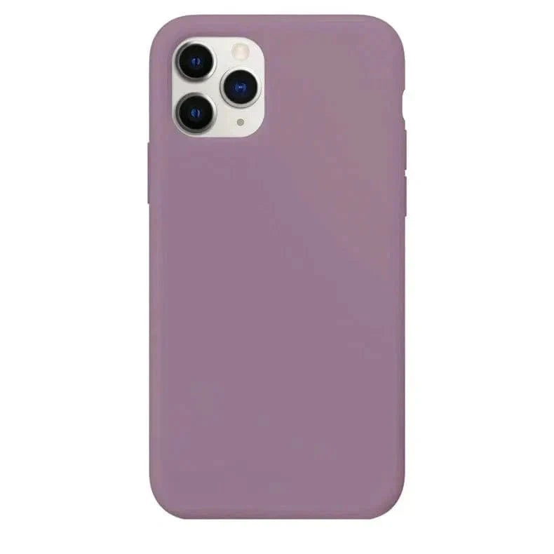 Liquid Silicone inner microfiber Case for iPhone 11