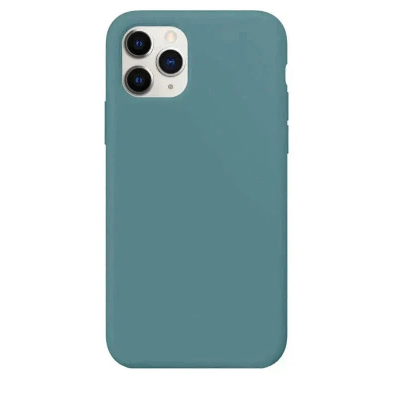 Liquid Silicone inner microfiber Case for iPhone 11