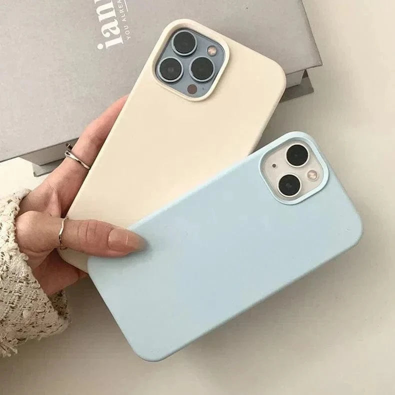 Liquid Silicone inner microfiber Case for iPhone 13 Pro Max