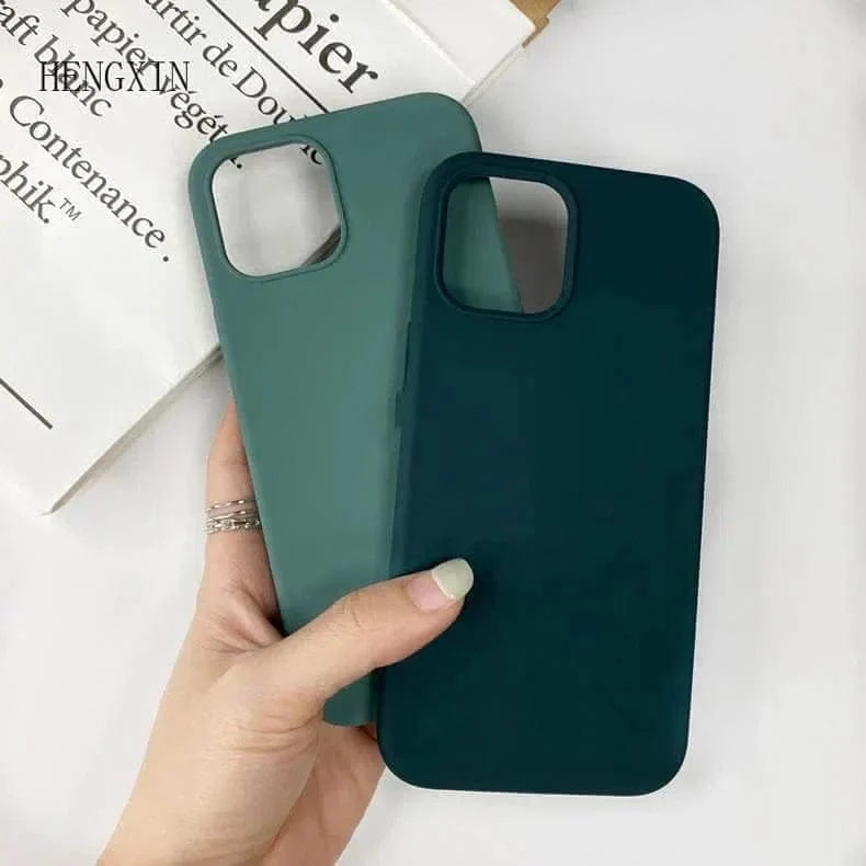 Liquid Silicone inner microfiber Case for iPhone 13 Pro Max