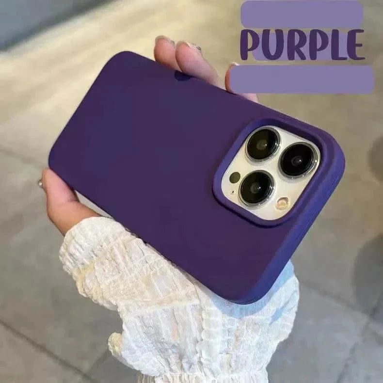 Liquid Silicone inner microfiber Case for iPhone 13 Pro Max