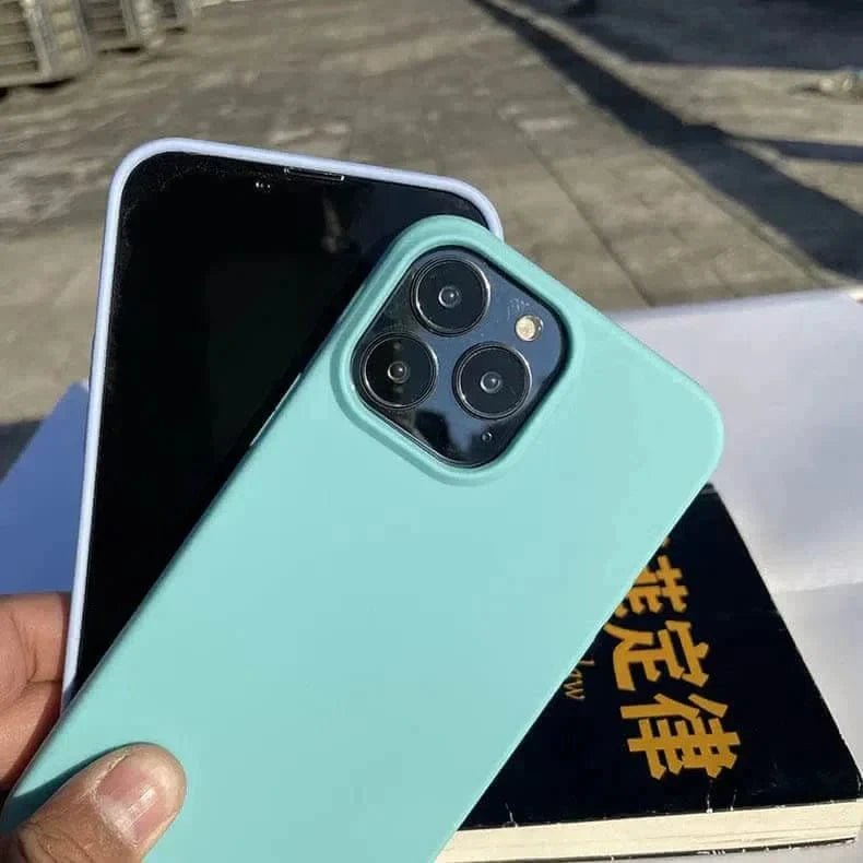 Liquid Silicone inner microfiber Case for iPhone 13 Pro Max