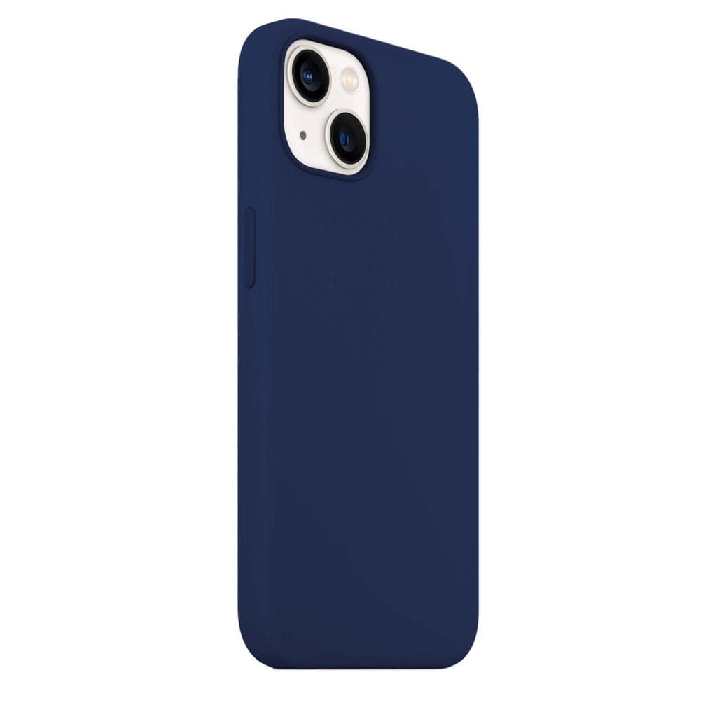 ktusu Generic Cases & Covers Liquid Silicone inner microfiber Case for iPhone 14 Midnight Blue