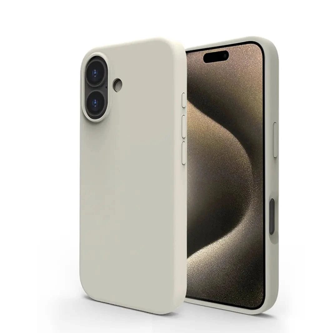 Liquid Silicone inner microfiber Case for iPhone 16