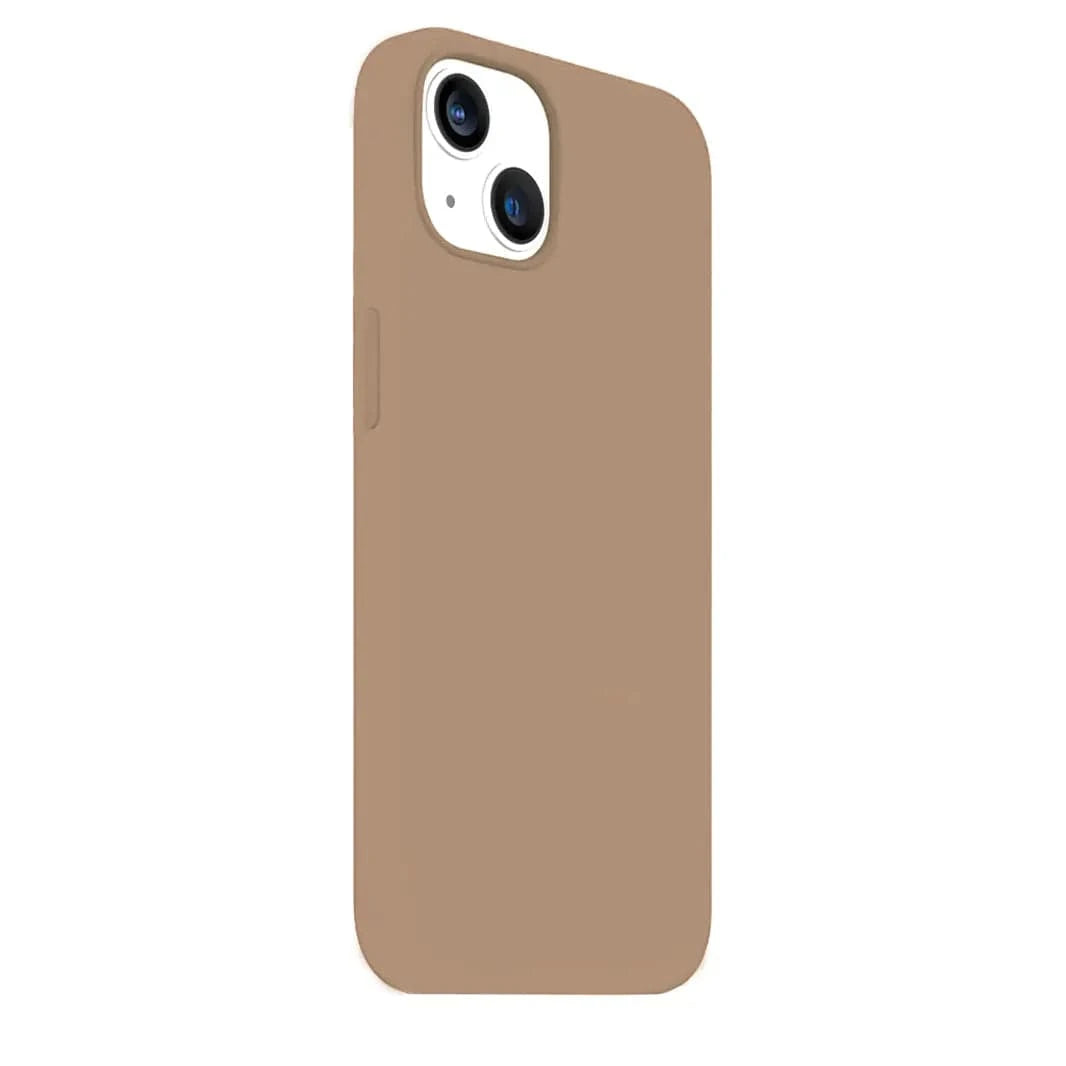 ktusu Generic Cases & Covers Liquid Silicone inner microfiber Case for iPhone 16 Pro Max Pastel Brown