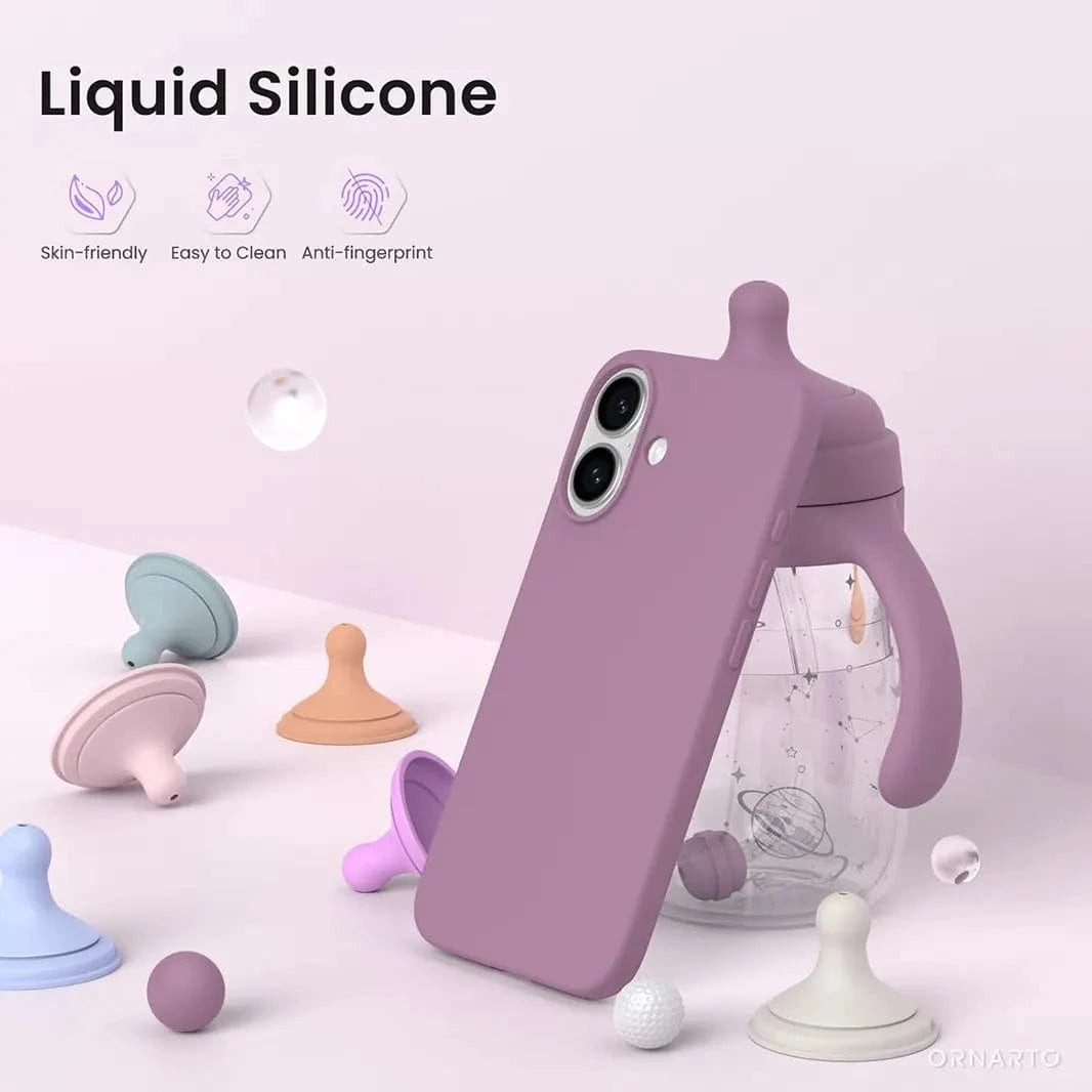 ktusu Generic Cases & Covers Liquid Silicone inner microfiber Case for iPhone 17