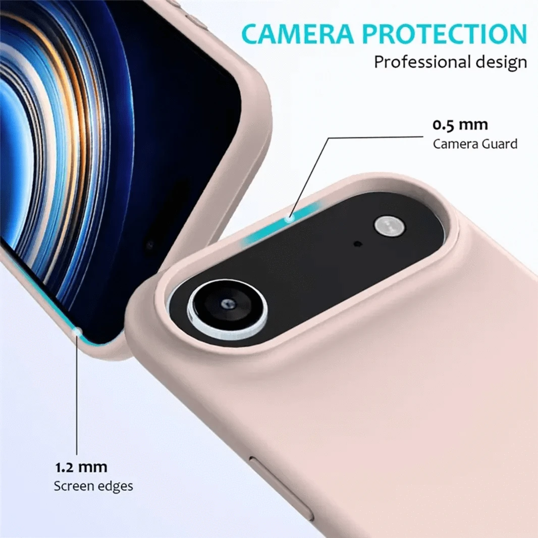 ktusu Generic Cases & Covers Liquid Silicone inner microfiber Case for iPhone 17 Air