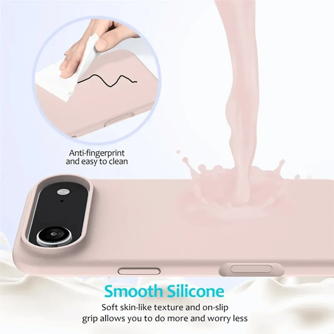 ktusu Generic Cases & Covers Liquid Silicone inner microfiber Case for iPhone 17 Air