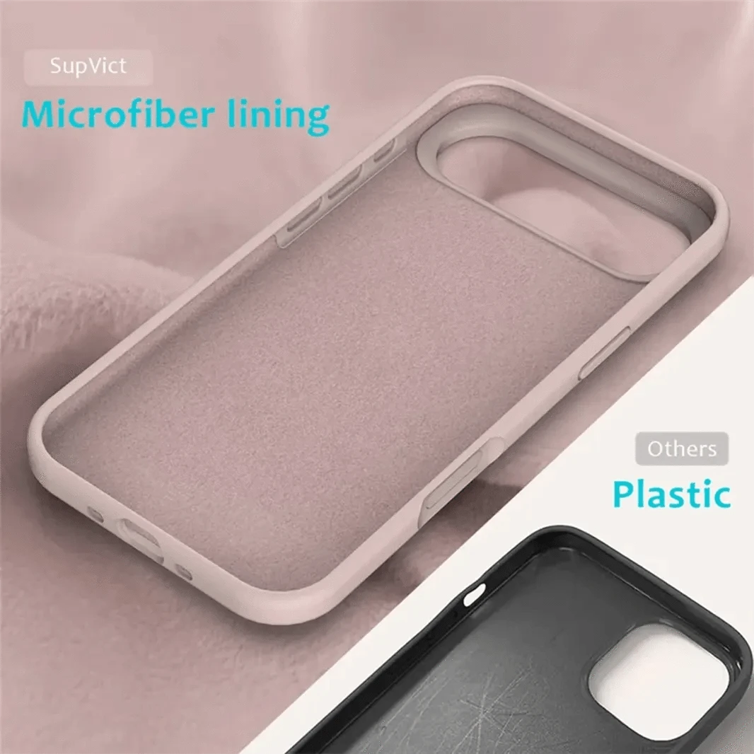 ktusu Generic Cases & Covers Liquid Silicone inner microfiber Case for iPhone 17 Air