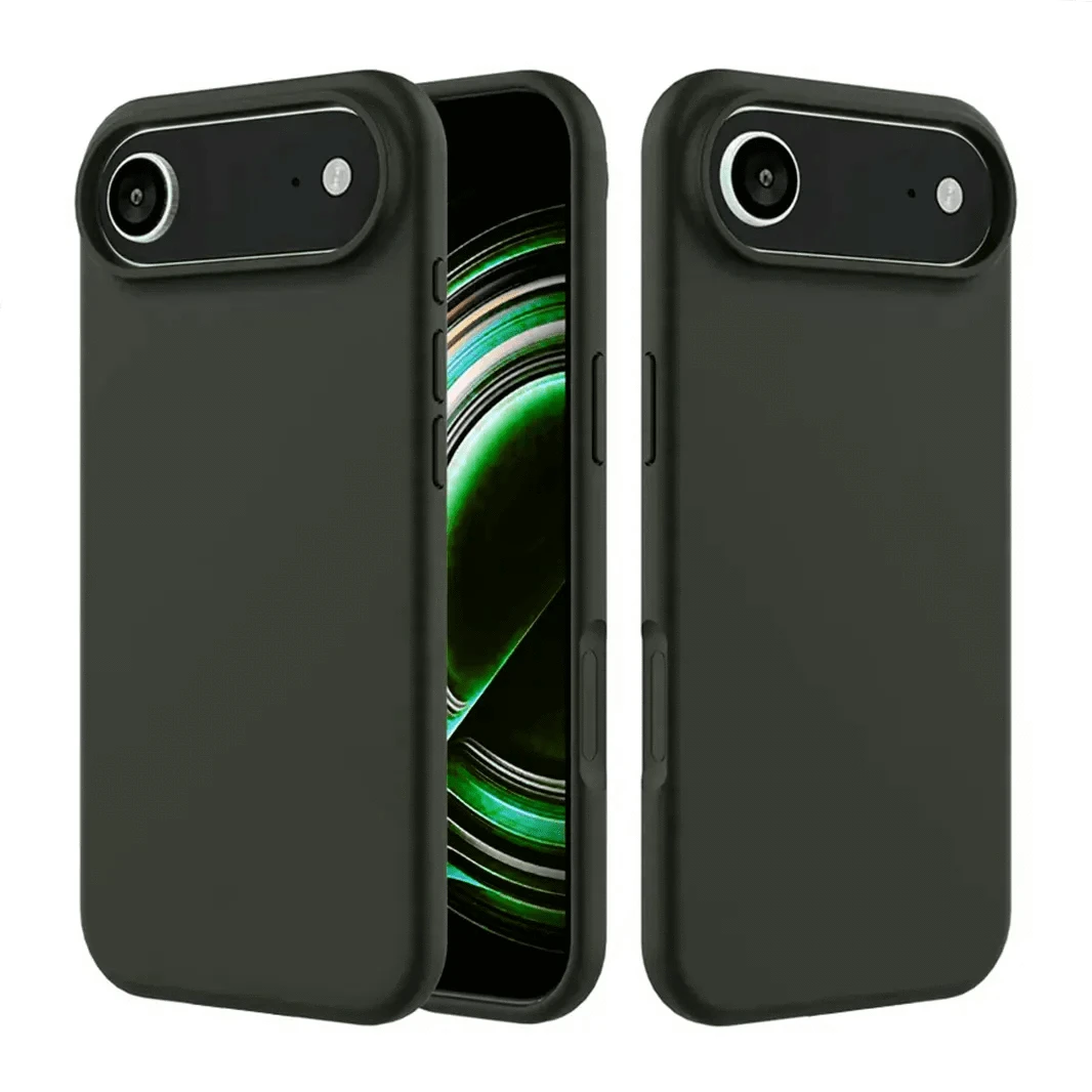 ktusu Generic Cases & Covers Liquid Silicone inner microfiber Case for iPhone 17 Air Army Green