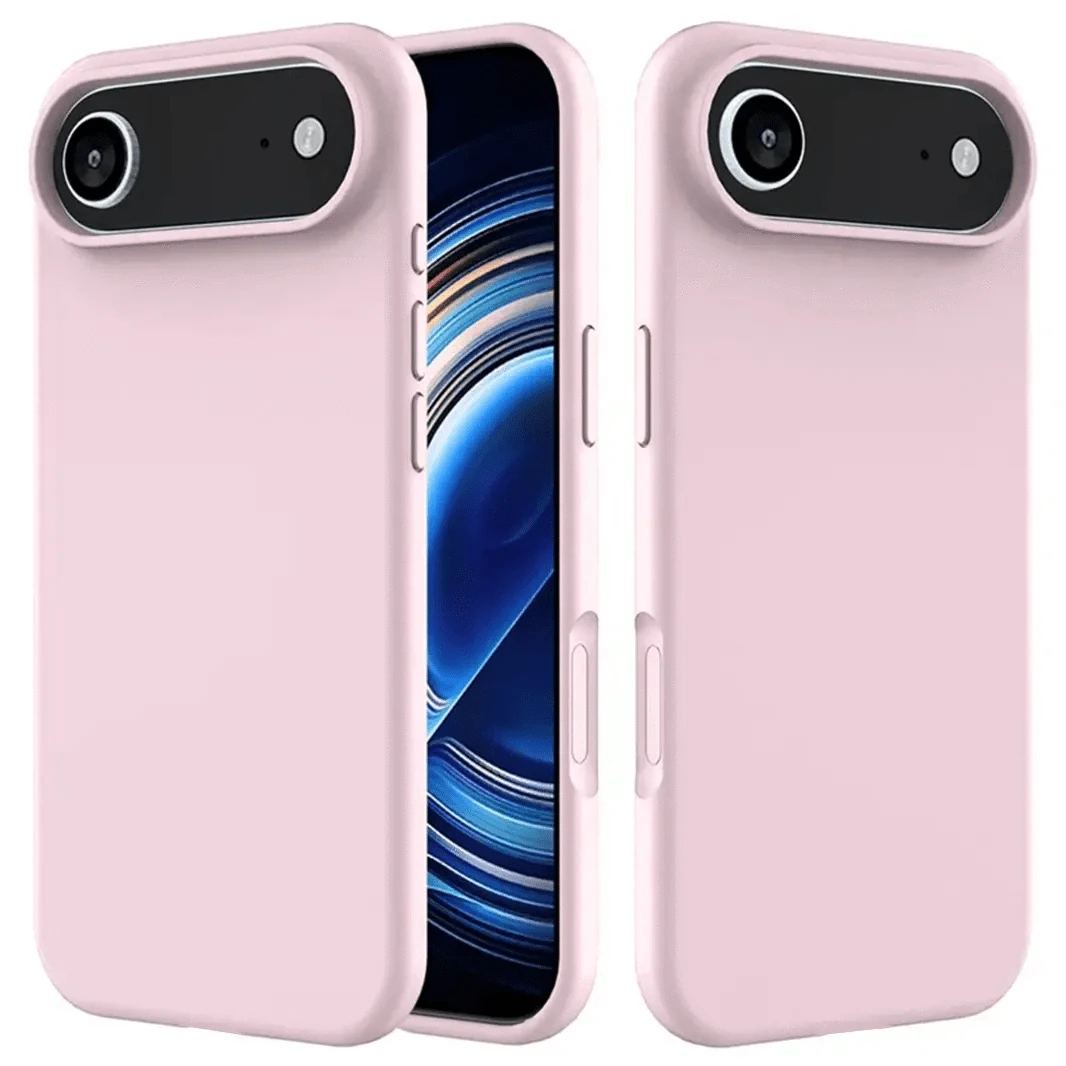 ktusu Generic Cases & Covers Liquid Silicone inner microfiber Case for iPhone 17 Air Baby Pink