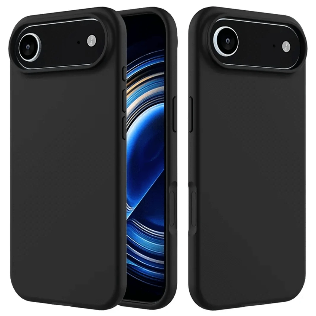 ktusu Generic Cases & Covers Liquid Silicone inner microfiber Case for iPhone 17 Air Black