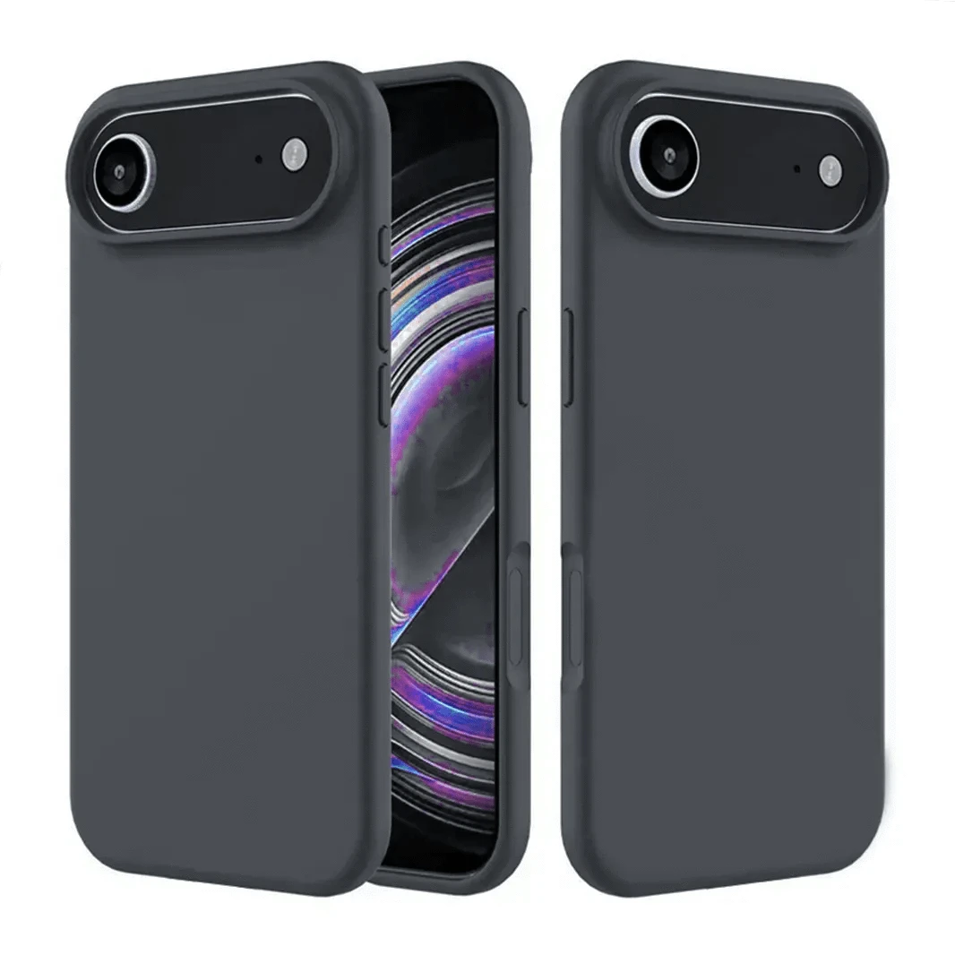 ktusu Generic Cases & Covers Liquid Silicone inner microfiber Case for iPhone 17 Air Dark Grey